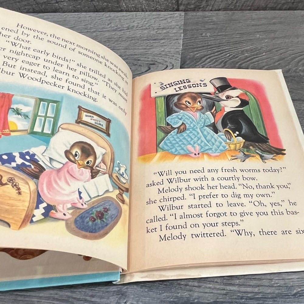 Vintage STORYBOOK FOR LITTLE TOTS Rand McNally Elf 1958 Hunter Kitschy Ephemera - Picture 4 of 8